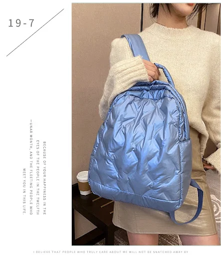 Title 5, Fashion Casual Space Cotton Ladies Backpack