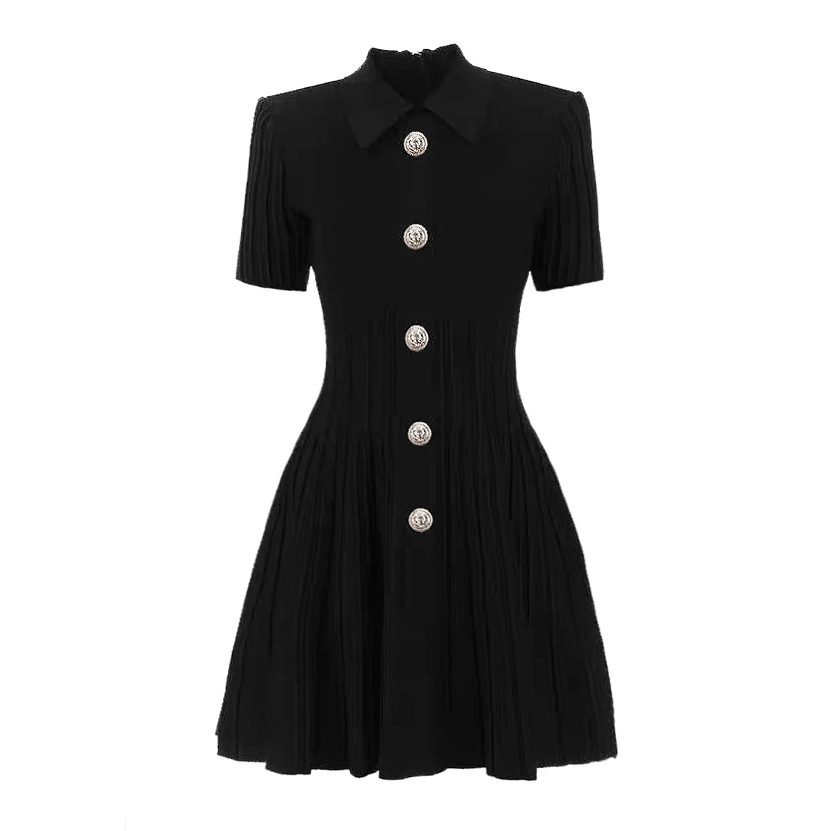 Title 2, Womens High Quality Knitted Lapel Slim Fit Sli...
