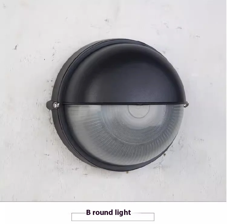 Title 5, Retro American Aisle Decoration Glass Wall Lamp...