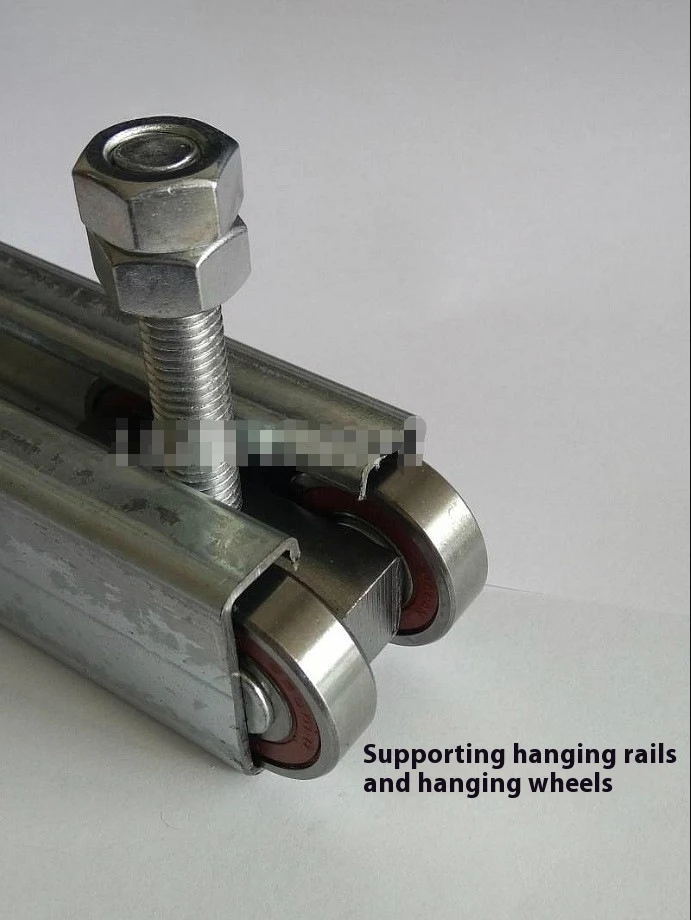 Heavy Duty Door Sliding Hanging Wheel Industrial Door Slide Rail Accessories, providing smooth, reliable, and durable do — photo 5