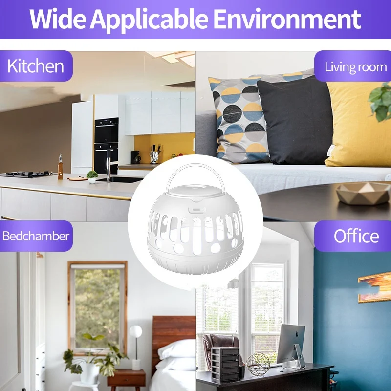 Title 4, USB Charging Multifunctional Insect Killer Purp...