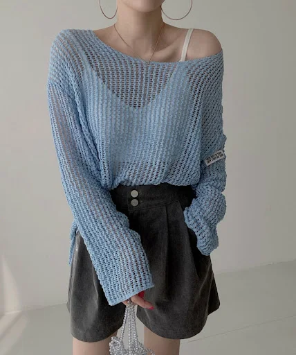 Title 17, Blusa feminina de malha com protetor solar com ...