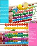 Children's Wooden Percussion Piano with Beaded Toys. Encourages creativity, develops fine motor skills and provides musi — photo 7