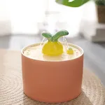 Lively orange drinking fountai