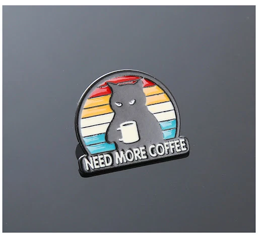 Title 4, Broche de liga de gato preto para amantes de ca...