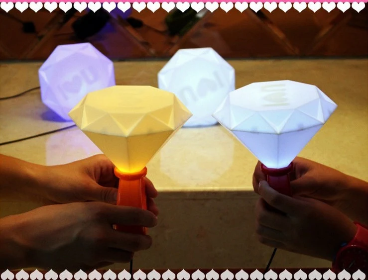 Title 5, Kleurrijke Gradient Diamanten Nachtlampje LED C...