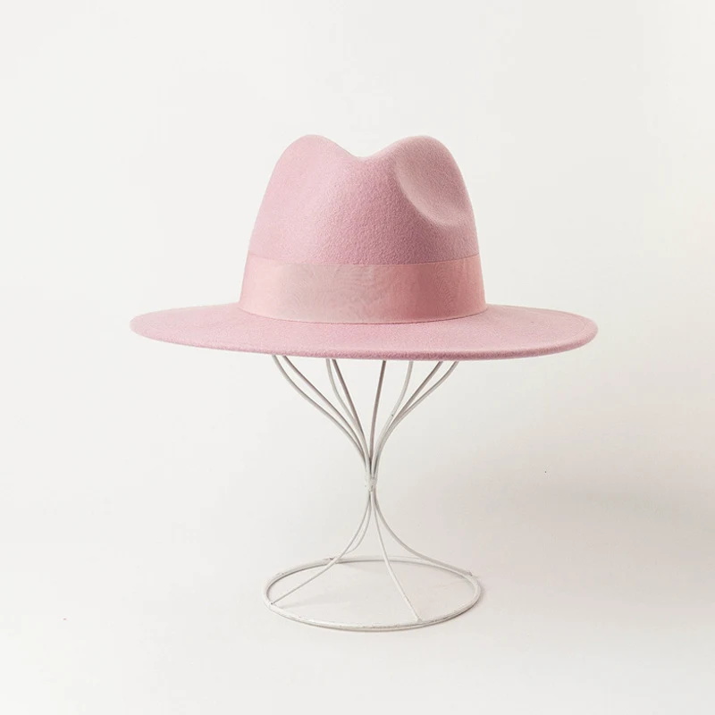 Title 6, Multicolor decorative woolen jazz hat, a stylis...