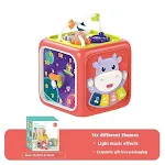 Tambor Musical Hexaedro para Bebês Brinquedo Interativo com Luzes e Sons Estimula o Desenvolvimento Musical e Sensorial para Bebês a partir de 6+ Meses — foto 5