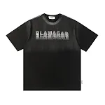 Men's Gradient Letter Loose T-shirt Short Sleeve, perfect for casual wear, offering comfort and style with a unique desi — photo 20