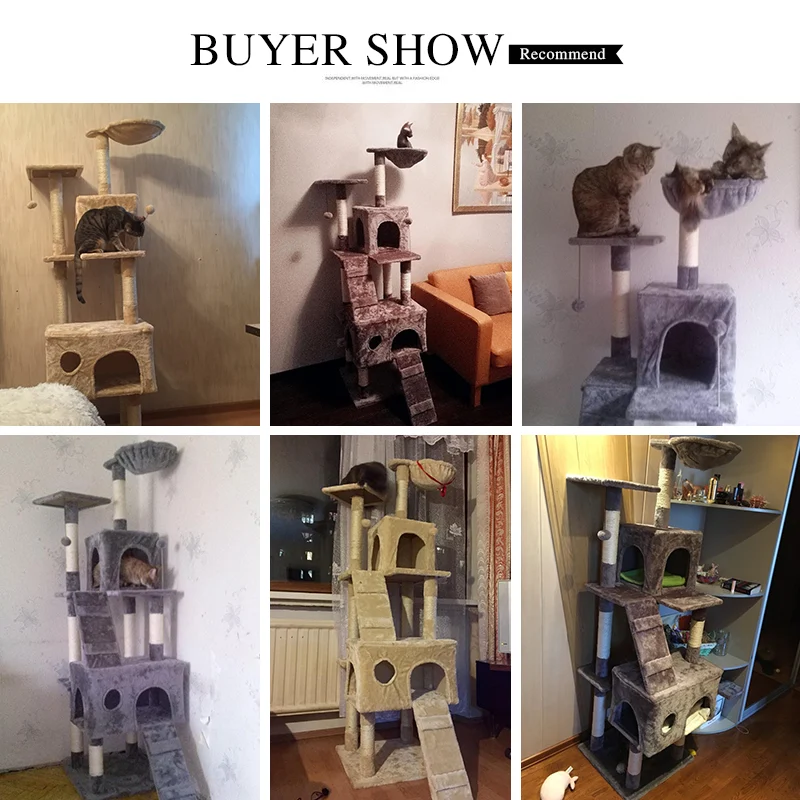 Title 64, Multi-Level Cat Tree Condo Furniture with Sisal...