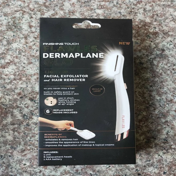 Luminous Vrouwen Gezichtsepilator Scheerapparaat en Wenkbrauwtrimmer Zachte Ontharing en Precisie voor een Gladde Huid — foto 5