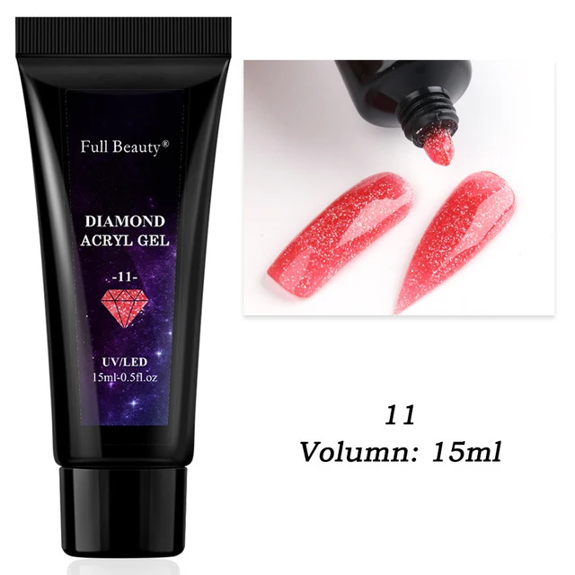 Title 5, New Glitter Nail Art Crystal Extension Glue