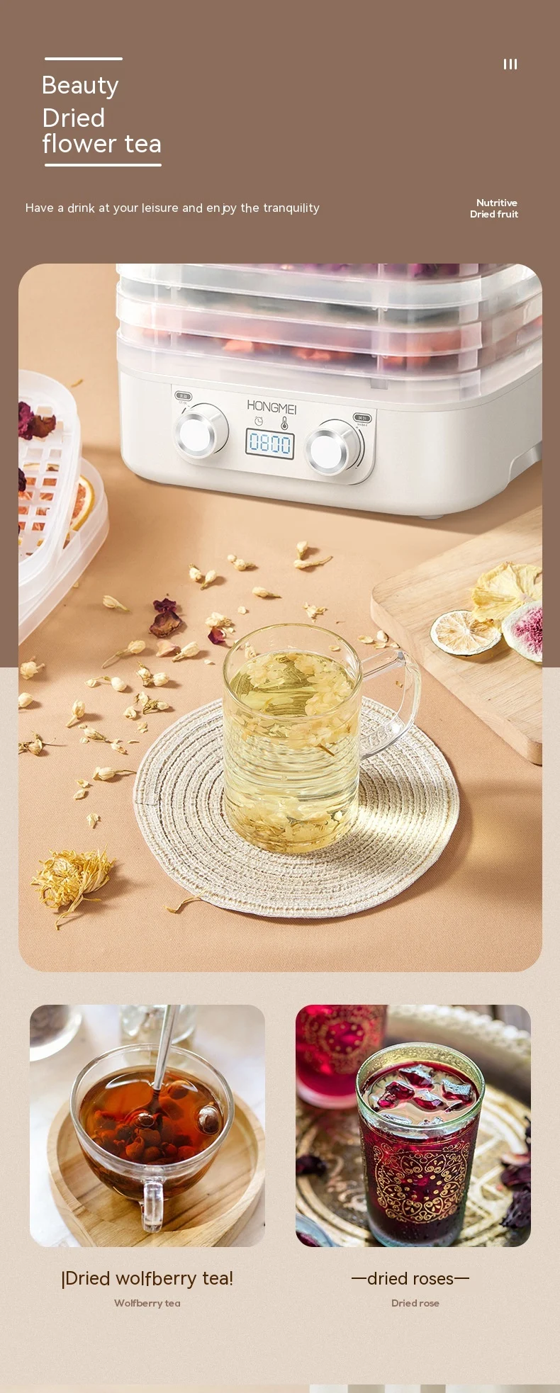 Title 5, Household fruit dehydrator for healthy snacks a...