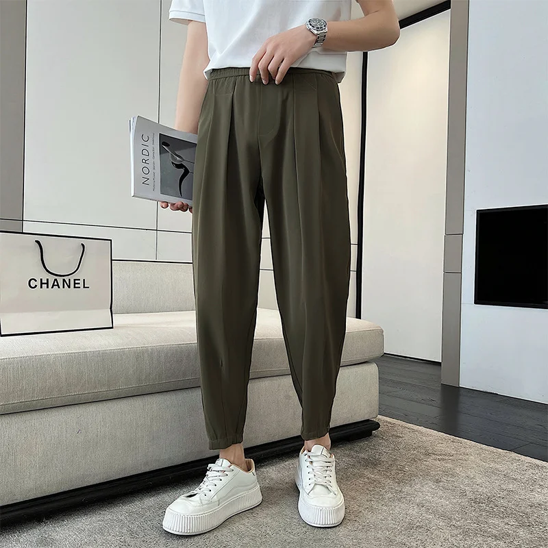 Title 2, Mens Cropped Casual Pants Small Suit Pants - S...