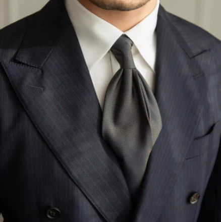 Gravata Masculina Casual de Trabalho Moda Sofisticada Retro Ideal para um Visual Elegante e Profissional com Toque Vintage — foto 6