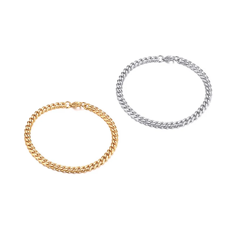 Pulseira de moda masculina Edging 5mm em aço titânio. Design elegante, durabilidade e estilo. O acessório ideal para um visual moderno e sofisticado. — foto 4