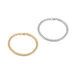 Pulseira de moda masculina Edging 5mm em aço titânio. Design elegante, durabilidade e estilo. O acessório ideal para um visual moderno e sofisticado. — foto 4