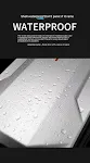 Mochila masculina de plástico à prova d'água para e-sports, com compartimento para computador. Ideal para estudantes e trabalho, design resistente e seguro. — foto 18
