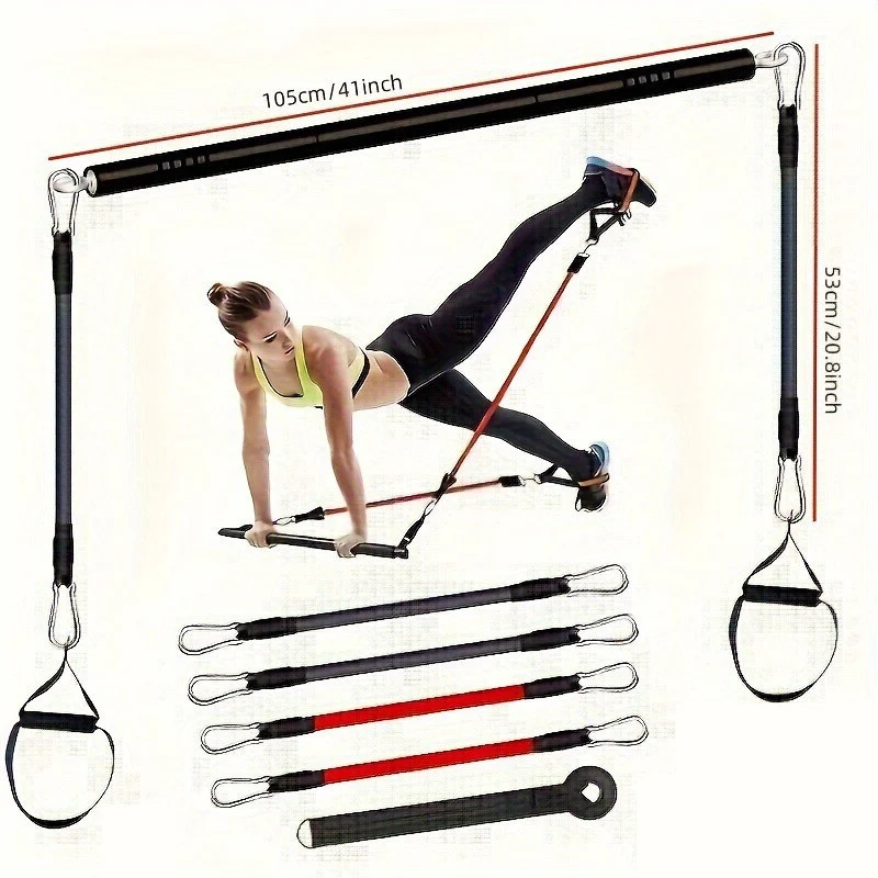 Treinador de Yoga Pull Back para casa Fortaleça as costas e melhore a postura. Exercícios simples e eficazes para flexibilidade e bem-estar. Design portátil e fácil de usar. — foto 16