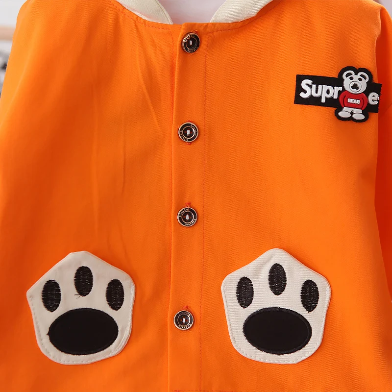 Driedelige jongensjas met cartoonprint, perfect om je kleintje warm en modieus te houden tijdens het spelen. Een must-have voor dagelijks gebruik. — foto 1