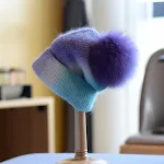 Spell purple in light blue