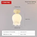 6608 Light Beige Ceiling Lamp
