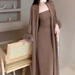 Dames Fashion Stretch Slim Jas Rok Set. Een stijlvolle set voor vrouwen, ontworpen om een flatterend silhouet te creëren en comfort te bieden. — foto 7