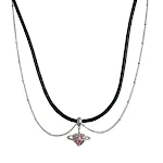 Colar Duplo Fashion Love para Mulheres Adicione charme ao seu visual com este colar elegante. Design moderno, ideal para realçar e expressar seu estilo único. — foto 2