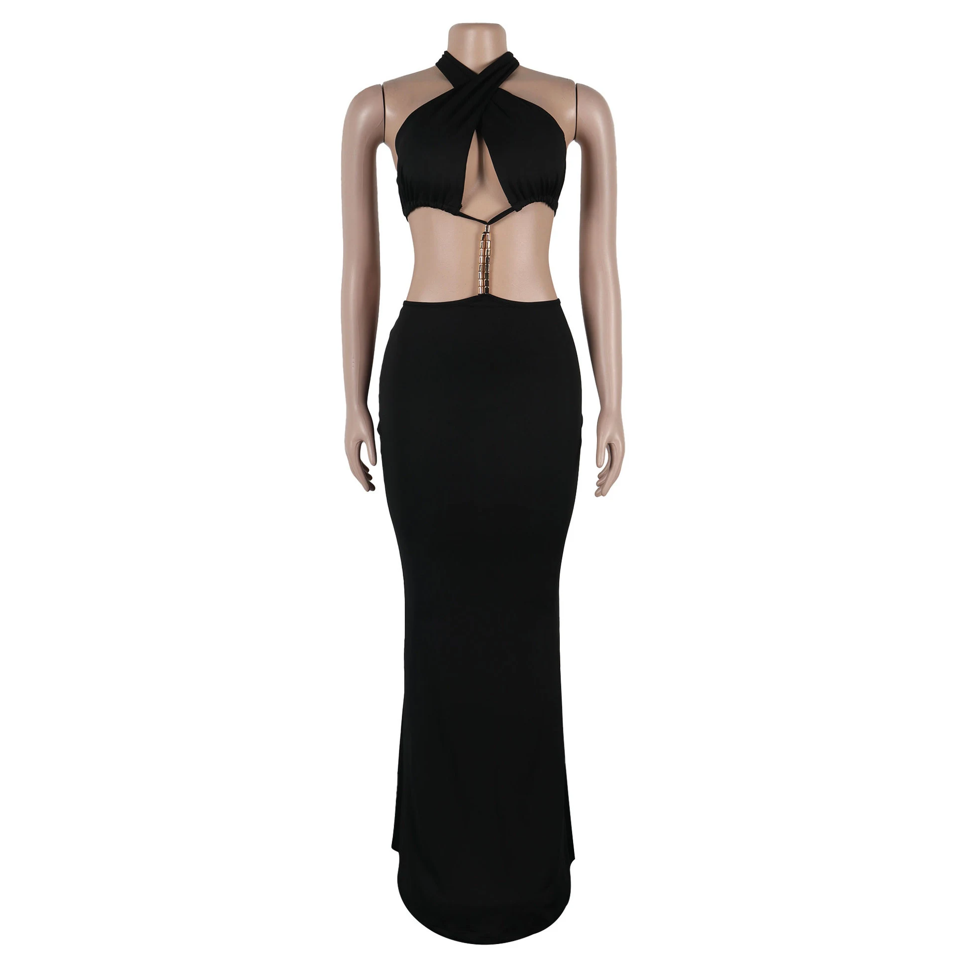 Title 8, Adjustable Sling Minimalist Extra Long Dress
