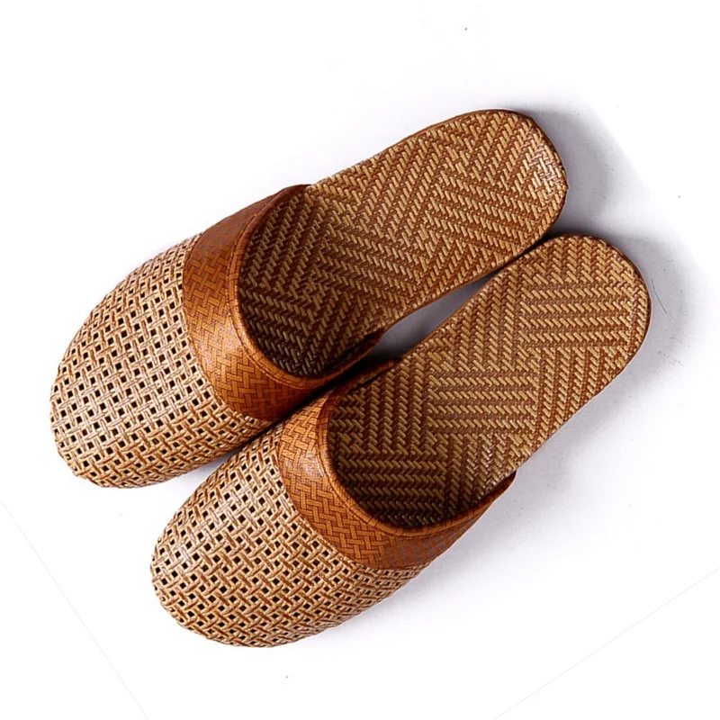 Sandalias y zapatillas de verano asiáticas de paja tejida para mujer Disfruta de comodidad y estilo fresco para tus pies en verano — foto 2