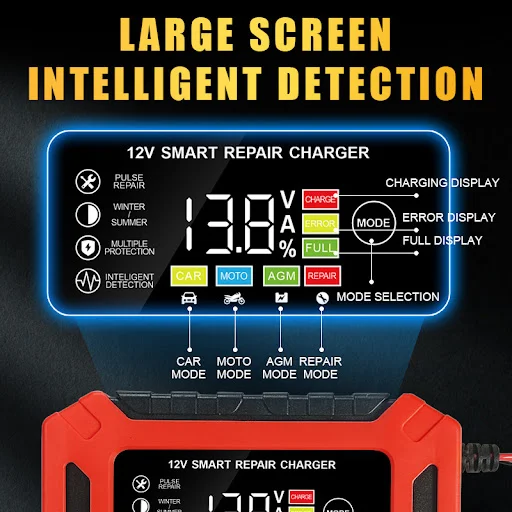 Title 1, Intelligent Car Battery Charger Keeps Your Batt...