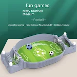 Mesa de pebolim infantil para dois jogadores e interação pai-filho. Brinquedo educativo que diverte e ensina. — foto 2
