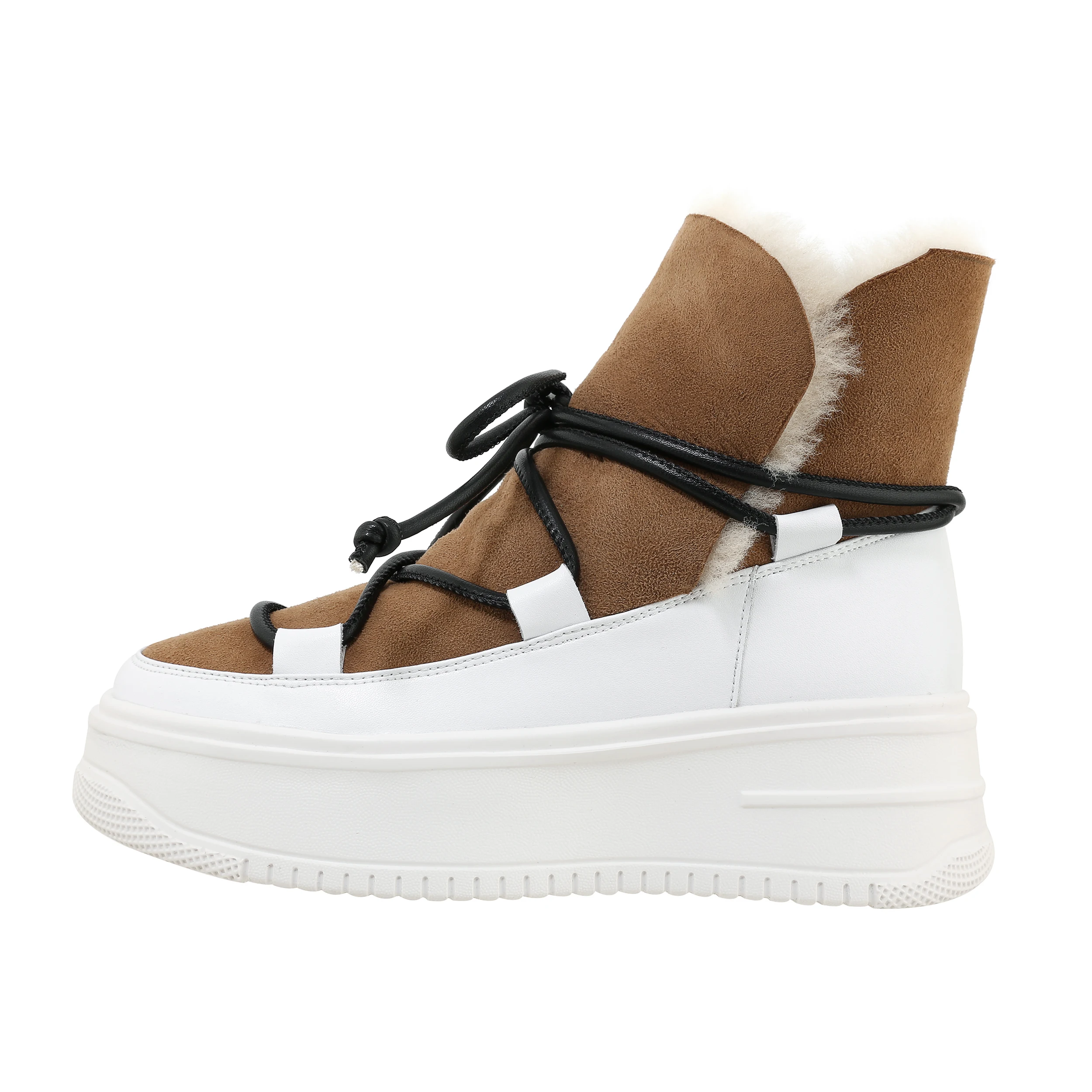 Plush fleece warm boots for ultimate winter comfort, keeping your feet cozy and warm, perfect for lounging at home or ou — photo 2