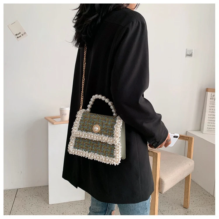 Title 3, Chain Bag Personalized Girl Messenger Bag Leisu...