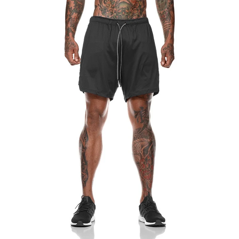 Title 6, Mesh Straight Five-point Pants Fitness Sweatpan...