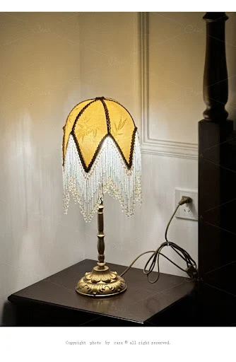 Title 5, French Retro Tassel Table Nordic Bed Head Atmos...
