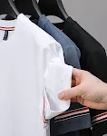 Men's Round Neck Short Sleeve T-shirt Casual Mercerized Cotton Bottoming Shirt, a comfortable and breathable base layer — photo 18