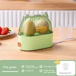 Egg Steamer Cat Ear Pine Green