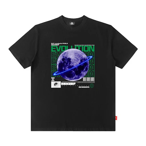 Title 14, Camiseta High Street Fashion Masculina Manga Curta