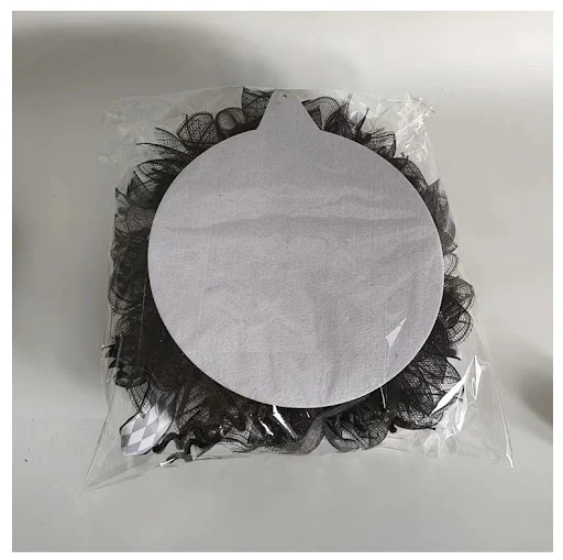 Title 13, Halloween Witch Hat Skull Mesh Garland Door Orn...