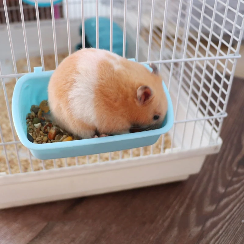 Title 4, Removable Hamster Bowl Plastic Hanging Pet Cage...