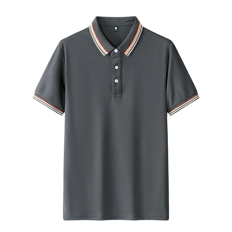 Nova camiseta masculina, tendências primavera verão, cor sólida, design simples, top leve e confortável para o dia a dia, ideal para o calor. — foto 1
