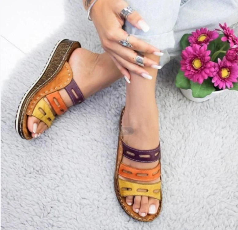 Fashion Casual Set of Women's Sandals and Slippers for Your Feet. Experience comfort and style. Perfect for everyday wea — photo 4