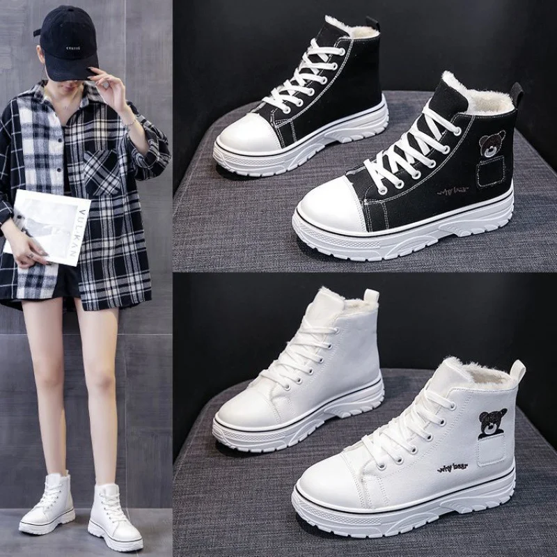 Title 9, Fashion Martin Boots Womens Mid-heel Thick Can...