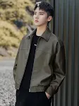 Men's Spring and Autumn Motorcycle Leather Coat New biker clothing, stylish outerwear for comfort and protection, ideal — photo 10