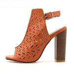 Sandali con tacco alto e stampa serpente da donna taglia grande, eleganti e comodi, perfetti per occasioni speciali. — foto 4