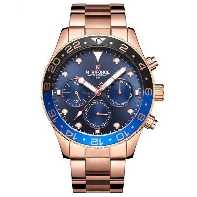Relógio masculino de quartzo com pulseira de aço, calendário, à prova d'água, para estudantes e lazer, design casual e funcional. — foto 1