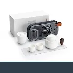 White plus tea caddy