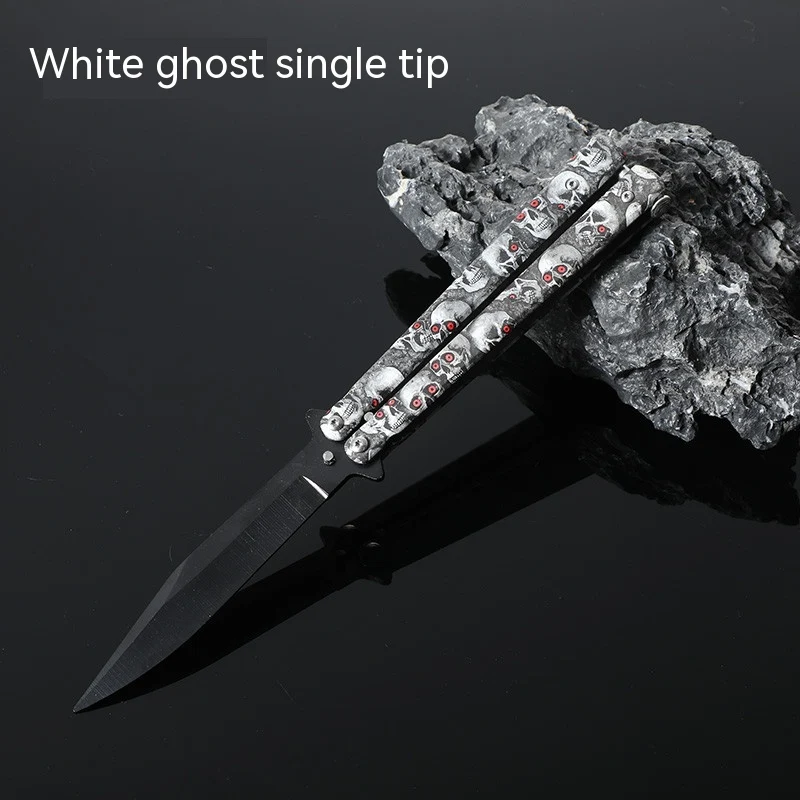 Butterfly-Trainingsmesser Klappmesser aus Edelstahl, sicheres Schwingmesser für Übungen und Tricks, ideal für Anfänger und Profis — foto 21