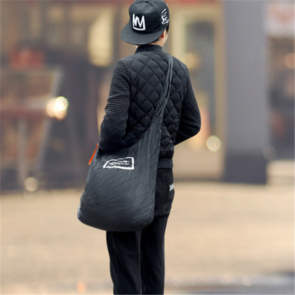 Borsa della spesa pieghevole portatile a disco, per acquisti facili e conservazione compatta, sempre a portata di mano. — foto 10